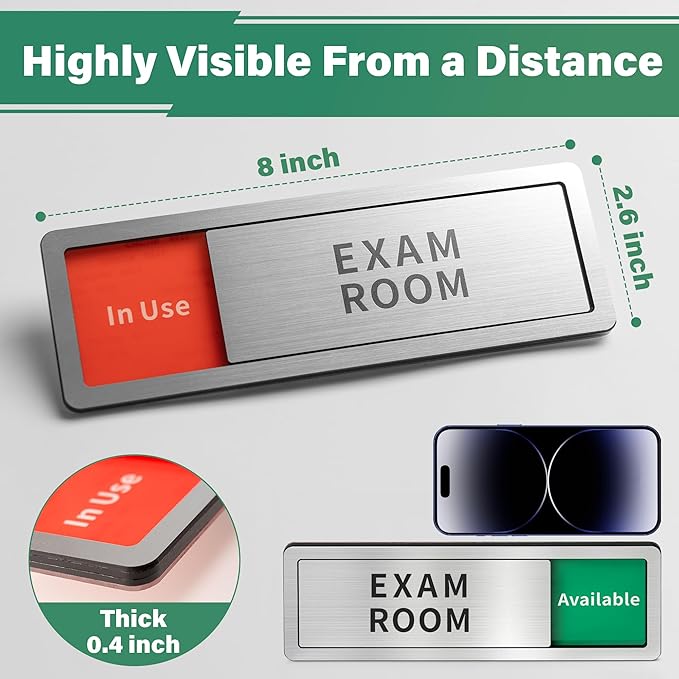 Interview Room Door Sign, Do Not Disturb- In Use/Available Slider Signs - Image 2