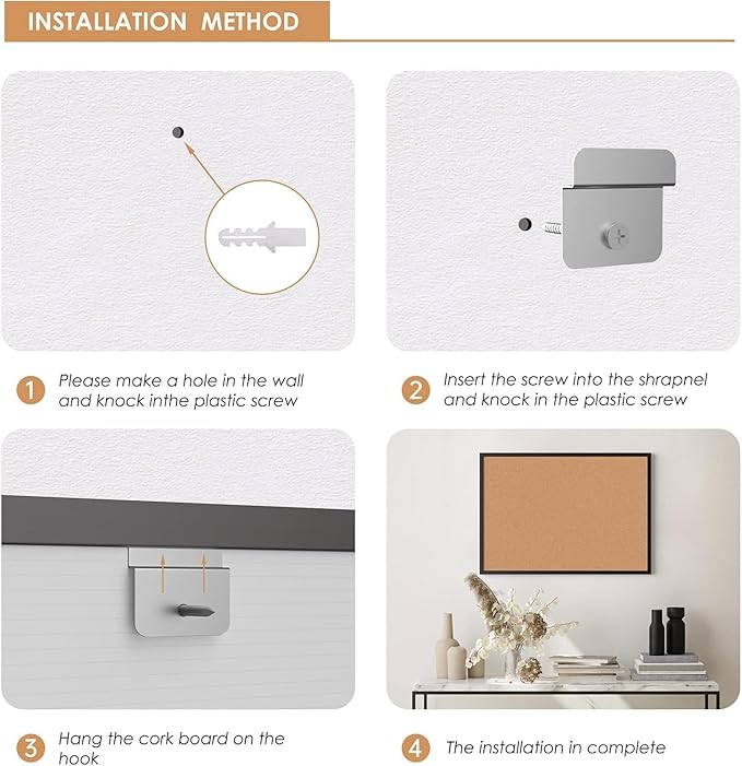 Board2by Cork Board Bulletin Board 24 x 36, Office Board - Image 7