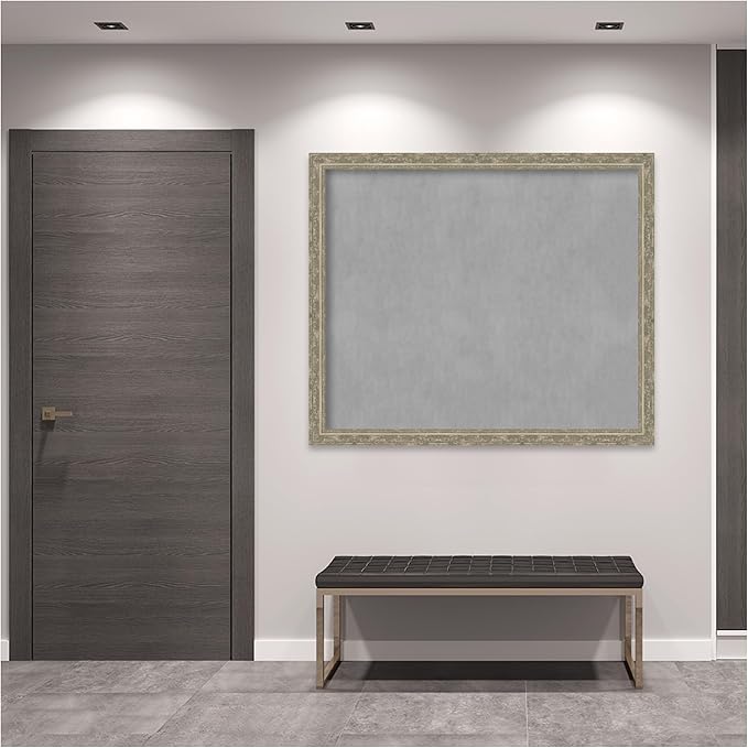 Amanti Art Silver Framed Magnetic Board 44x52 Oversize Vision Board - Image 5