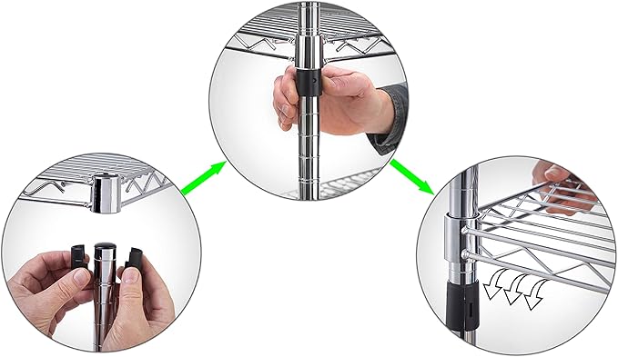 Regal Altair 21" Deep x 24" Wide x 8" Height Wire Shelving Kit | 1-Tier | NSF - Image 4