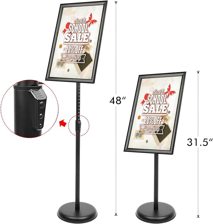DISPLAYSWORKER Sign Stand, Sign Holder Floor Stand - Image 2