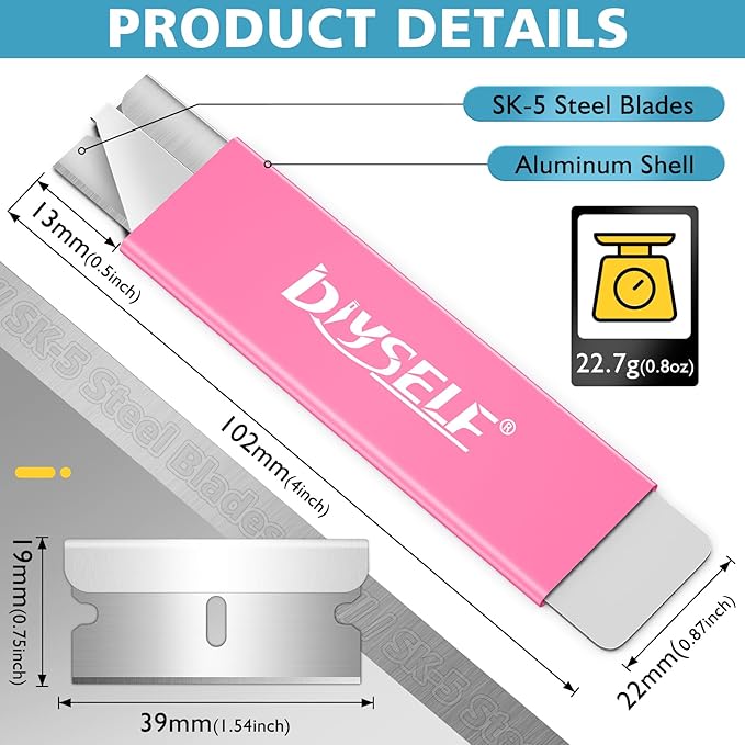 DIYSELF 24 Box Cutter, Utility Knife Retractable, Mini Utility Knife - Image 6
