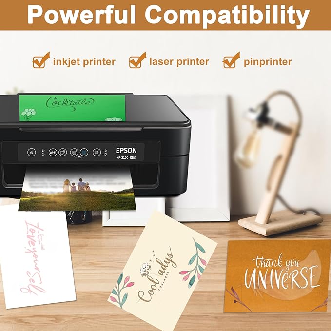 Silunkia 100 Sheets White Shimmer Cardstock 8.5 x 11 Certificate Paper - Image 5