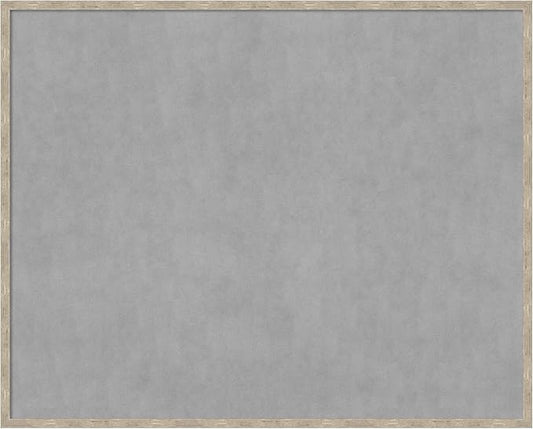 Amanti Art Silver Framed Magnetic Board 33x41 X-Large Vision Board by AmantiArt