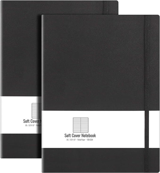 B5 College Ruled Notebook Softcover Journals- AHGXG Large Composition Notebook by AHGXG