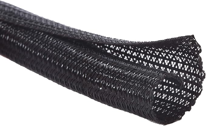 Alex Tech 25ft - 3/8 inch Cord Protector Wire Loom Tubing Cable Sleeve Split by AlexTech