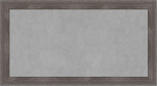 Amanti Art Grey Framed Magnetic Board 15x27 Small Vision Board by AmantiArt