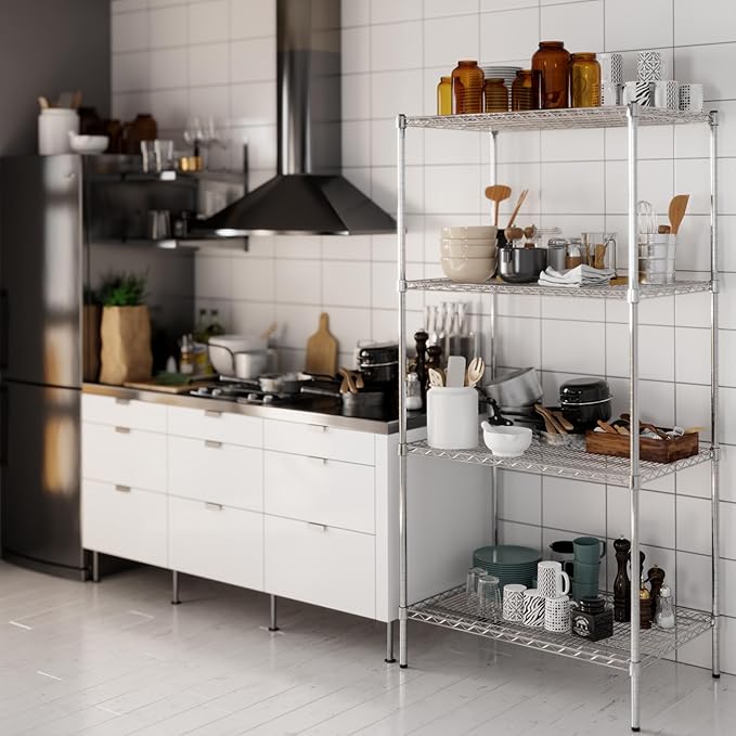 Regal Altair 24" Deep x 36" Wide x 74" Height Wire Shelving Kit | 4-Tier | NSF - Image 7