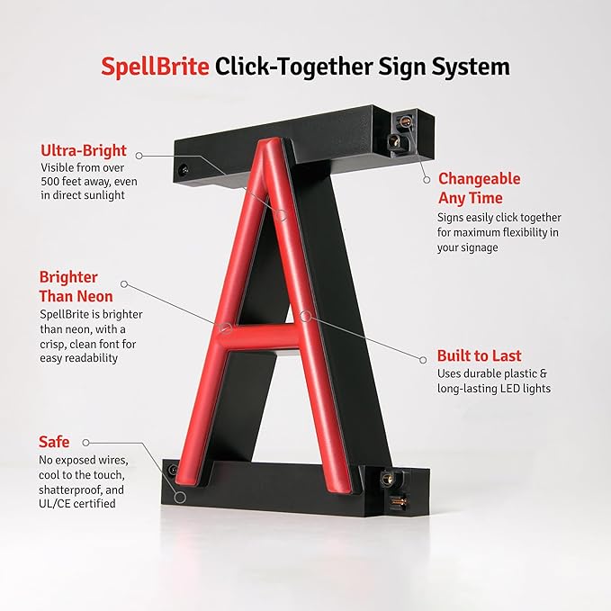 SpellBrite LOBBY Sign | Directional Sign - Image 8