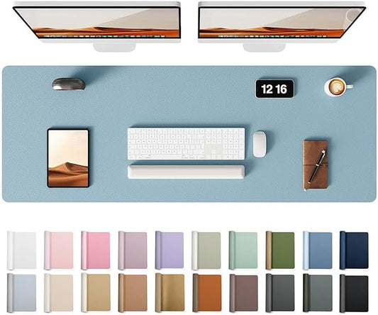 YSAGi Leather Desk Protector, Office Mat, Large Mouse Mat, Non-Slip PU Leather by YSAGi