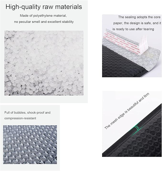 Shipping Bubble Mailers MEIANJU 11x9 inch Padded Poly Mailer Envelopes Small - Image 3