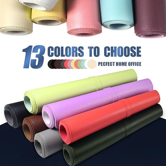 Large Desk Pad 47.2" x 17", Leather Desk Mat Protector, Non-Slip PU Leather - Image 6