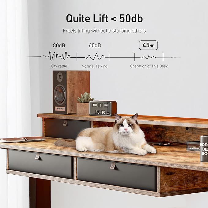 FEZIBO 60'' x 30'' Electric Standing Desk - Image 7