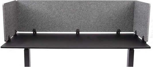 ReFocus™ Raw Clamp-On Acoustic Desk Divider – Reduce Noise and Visual by SStandUpDeskStore