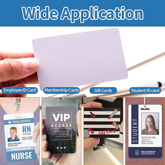 55 Pack - Premium Blank PVC Cards - Image 7