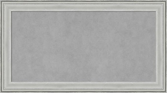 Amanti Art Silver Framed Magnetic Board 15x27 Small Vision Board by AmantiArt