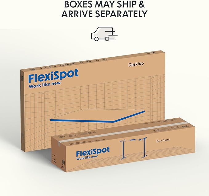FLEXISPOT EN1 Bamboo Standing Desk, 48 x 24 Inches Whole-Piece Electric Height - Image 9