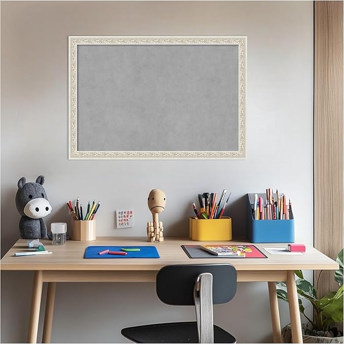 Amanti Art Silver Framed Magnetic Board 18x26 Medium Vision Board - Image 6