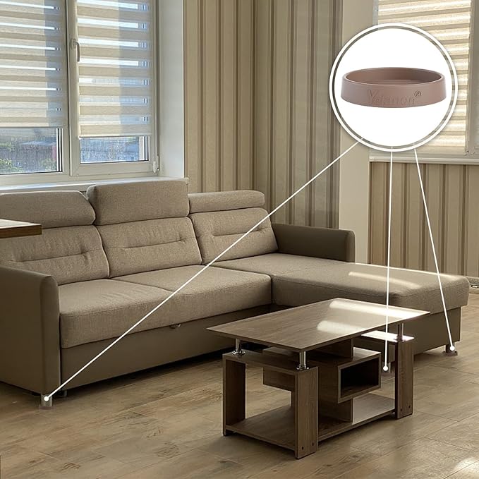 Yelanon 8pcs 2.5" Non Slip Furniture Pads - Image 6