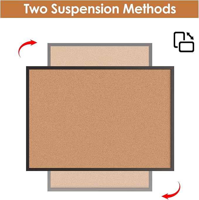 Board2by 2-Pack Cork Board Bulletin Board 36 x 48, Office Board - Image 6