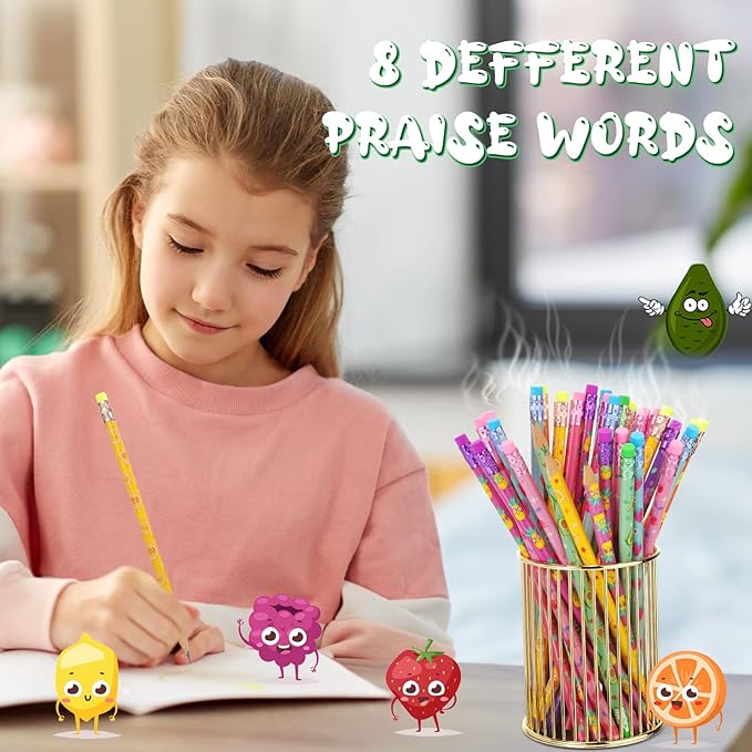 Leinuosen 200 Pcs Scented Pencils Bulk - Image 2