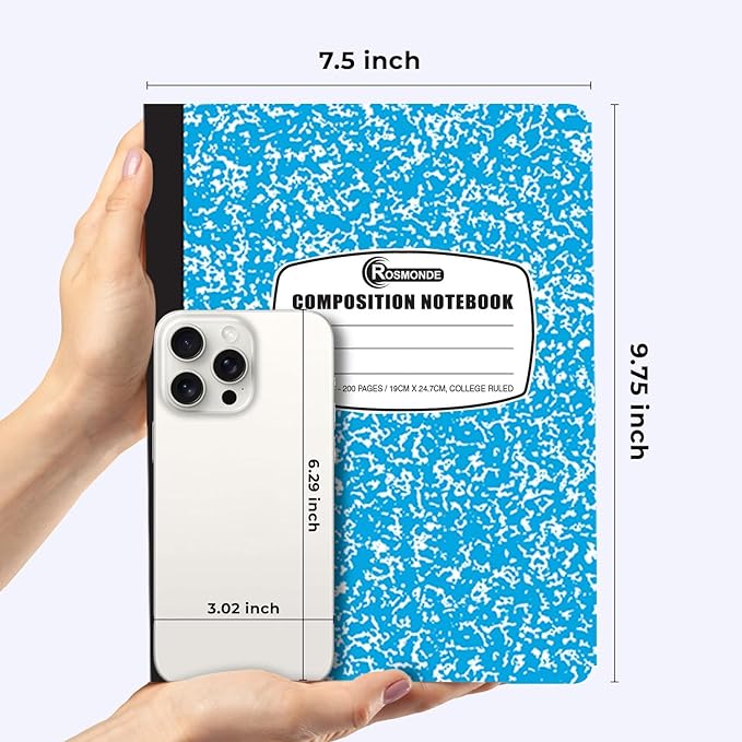 Rosmonde 5000 Pack Composition Notebooks Bulk, College Ruled, Jumbo Pallet of - Image 3