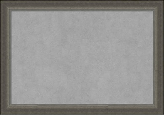 Amanti Art Silver Framed Magnetic Board 19x27 Medium Vision Board by AmantiArt