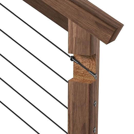 BLIKA 80 Pack 25 30 35 Degree 1/8" Black Cable Railing Angle Beveled Protector - Image 6