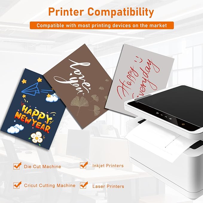 100 Sheets Grey Cardstock 8.5 x 11 Certificate Paper, 75lb Gray Card Stock - Image 4