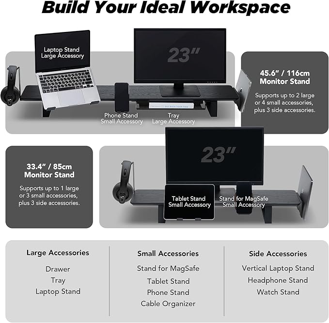 ULTRARM Moodular Add-ons Vertical Laptop Tray Black MSA-VLT - Image 5