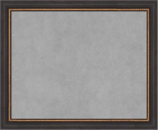 Amanti Art Black Framed Magnetic Board 19x23 Small Vision Board by AmantiArt