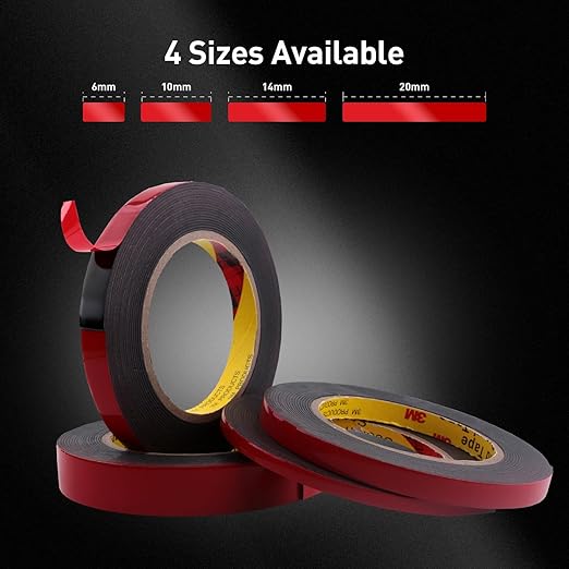Automotive Acrylic Plus Attachment Tape 0.55" x 18Ft Made of 3M Pack of 2 - Image 2