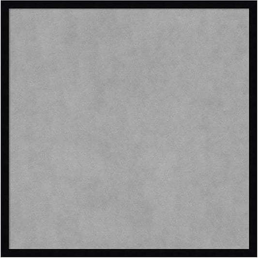 Amanti Art Black Framed Magnetic Board 25x25 Medium Vision Board by AmantiArt
