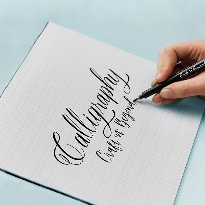 Craft 'n' Beyond Calligraphy Brush Pens Pack of 10 Markers - Image 3