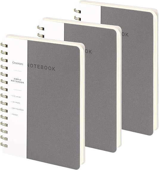 Spiral Notebook-5.75" x 8.125" College Ruled Journal by Oneirom