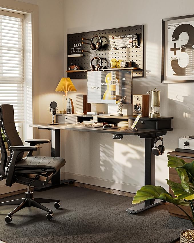 FEZIBO 40 x 24 Inch Height Adjustable Electric Standing Desk - Image 2