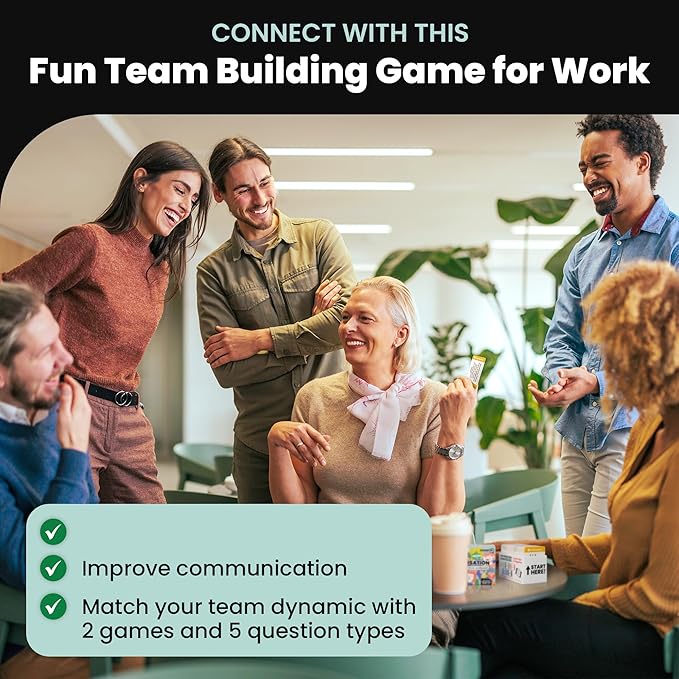 400 Conversation Cards for Coworkers – Two Fun Teambuilding Games for Work – - Image 2
