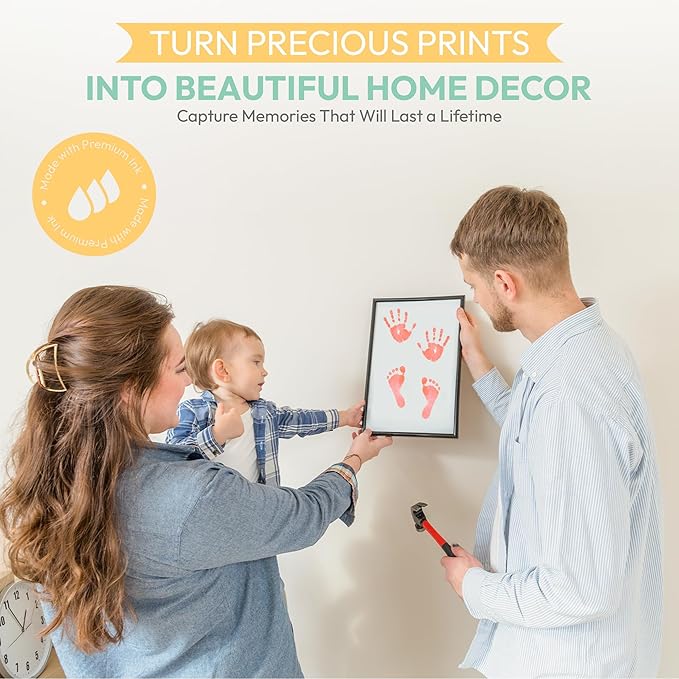 Clean Touch Ink Pad for Baby Handprints and Footprints – Inkless Infant Hand & - Image 4