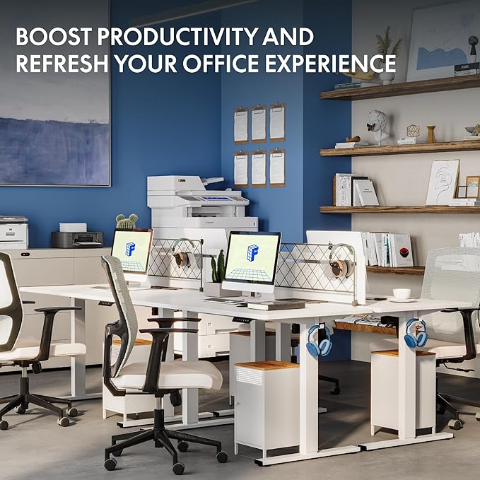 FLEXISPOT One-Piece Electric Standing Desk, 60 x 24 Inches Adjustable Desk - Image 4