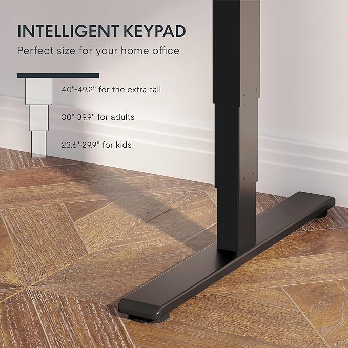 FLEXISPOT E6 3-Stage Dual Motor Electric Standing Desk 55 x 28 Sit Stand Up Desk - Image 3
