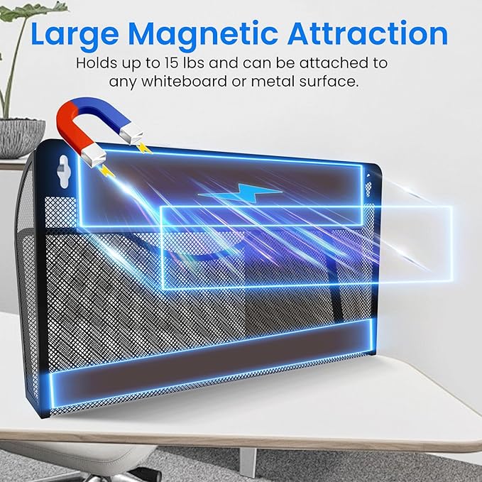 KZWKRG 2PCS Magnetic File Holder - Image 2