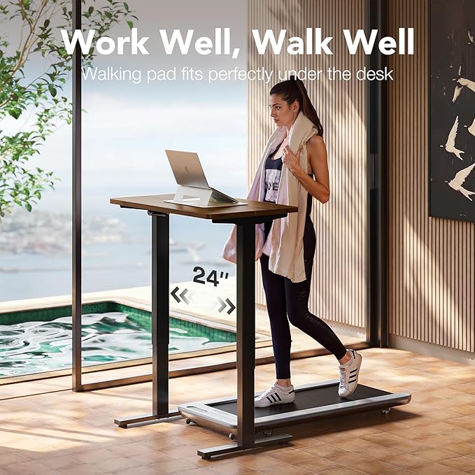 HUANUO 63 x 28 inch Electric Standing Desk Adjustable Height, 4 Memory Height - Image 7