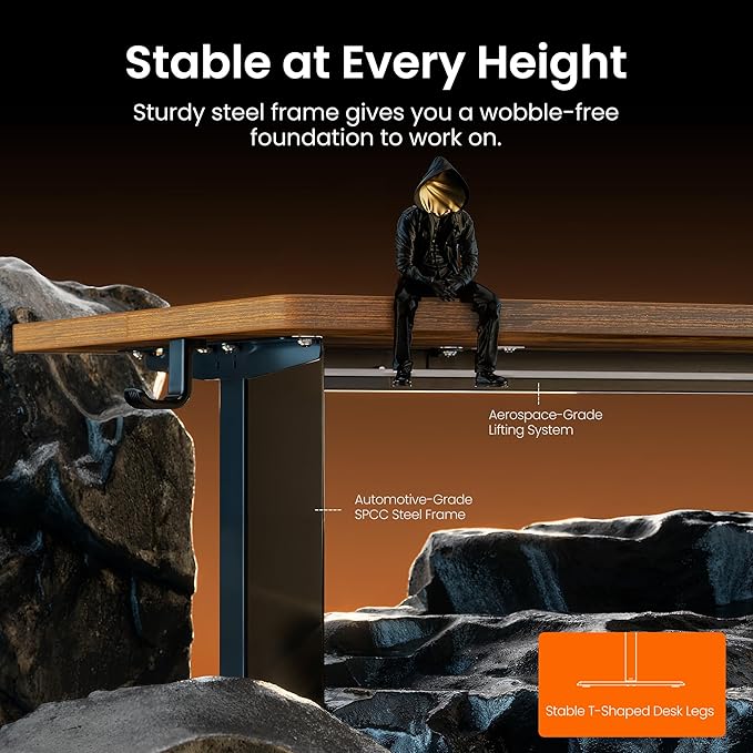 ErGear Height Adjustable Electric Standing Desk, 31.5 x 18.9 Inches Sit Stand - Image 5