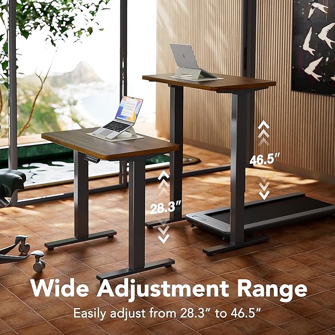 HUANUO 55 x 28 inch Electric Standing Desk Adjustable Height, 4 Memory Height - Image 5