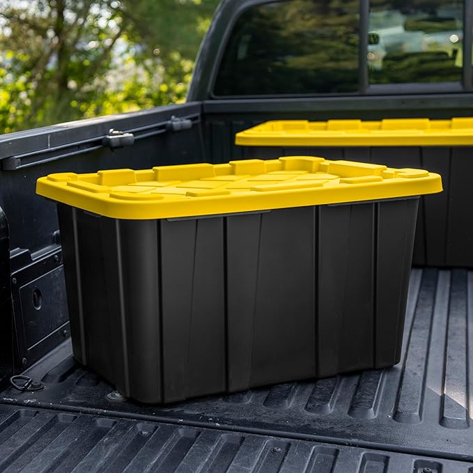 Sterilite 6-Pack Industrial Tote, Plastic Storage Container Bins - Image 4