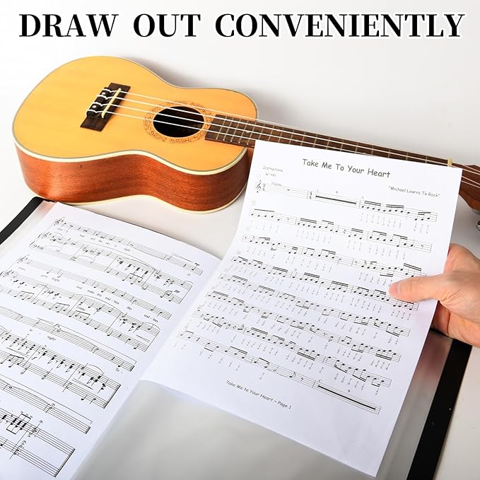 Music Folder Sheet Music Folders Binder 12 Pack Music Choral Storage Holder - Image 4
