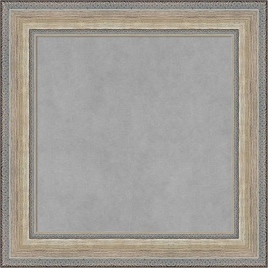 Amanti Art Silver Framed Magnetic Board 21x21 Small Vision Board by AmantiArt