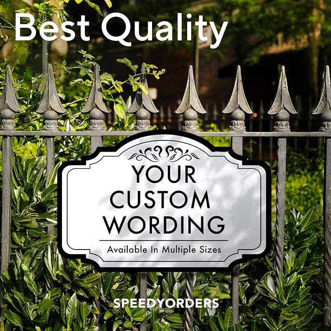 Design 2 Decorative Outdoor Metal Signs - Image 7