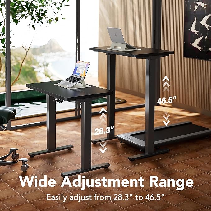 HUANUO 63 x 28 inch Electric Standing Desk Adjustable Height, 4 Memory Height - Image 5