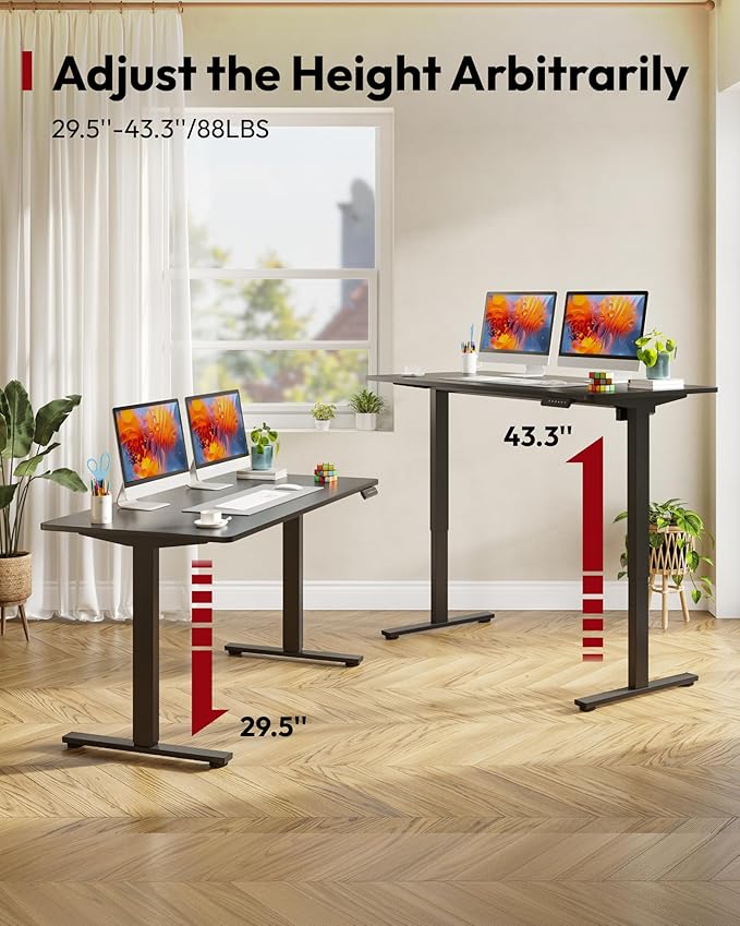SANODESK Electric Standing Desk 40 x 24 Inches Whole-Piece Desktop Height - Image 9